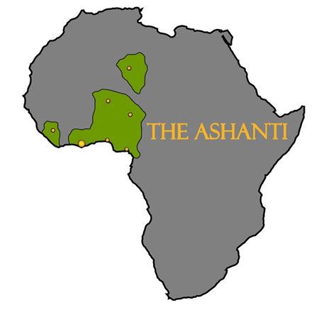 ashanti tribe map